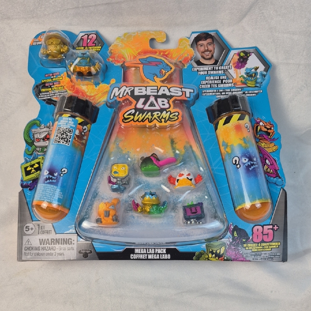 Mr Beast Lab Swarms Mega Lab Pack - Atomic Series - Age 5+   New - Sealed